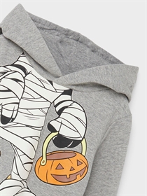 NAME IT Skelet Hoodie Otis Grey Melange